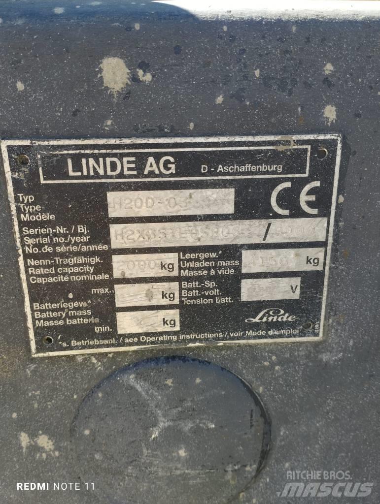 Linde H 20 D ディーゼル・軽油