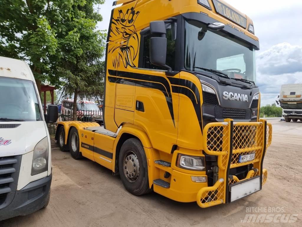 Scania S 580 6X2 中古トラクターヘッド | トレーラーヘッド