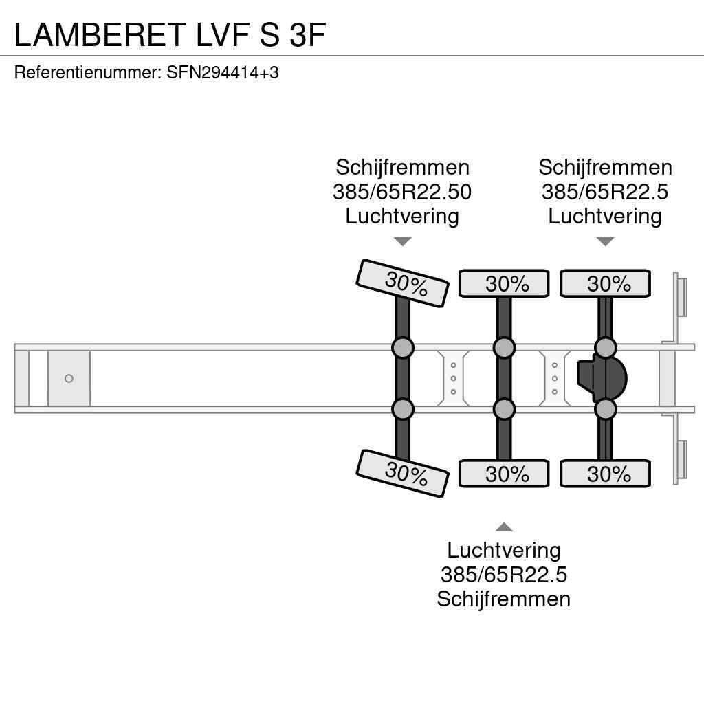 Lamberet LVF S 3F 冷凍冷蔵トレーラー