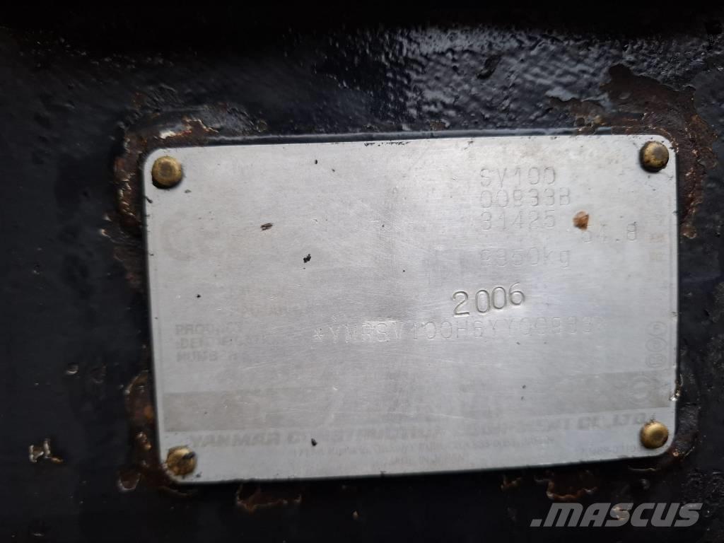 Yanmar SV 100 中型油圧ショベル 7ｔ-12ｔ（ユンボ・パワーショベル・バックホー）