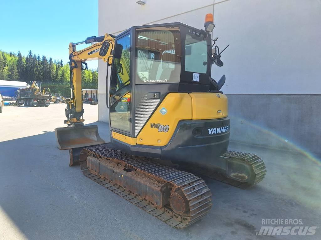 Yanmar Vio 80-1A 中型油圧ショベル 7ｔ-12ｔ（ユンボ・パワーショベル・バックホー）