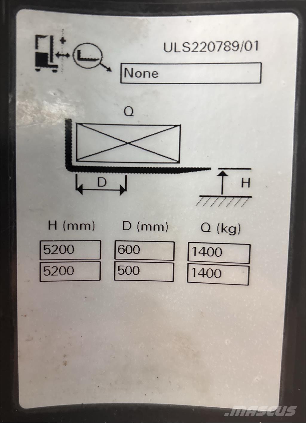Atlet ULS140 リーチフォークリフト