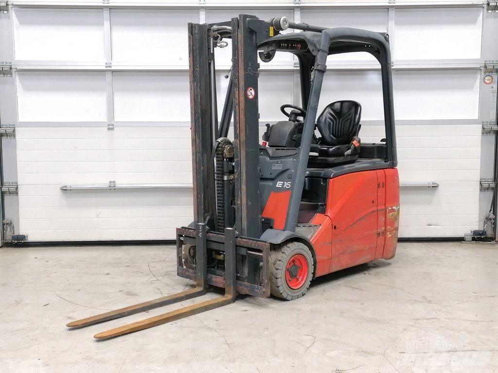 Linde E16H-01 バッテリーフォークリフト