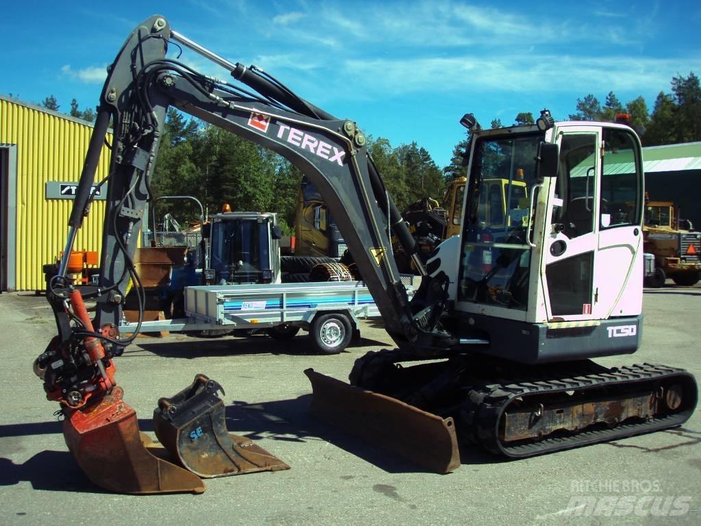 Terex TC 50 ミニ油圧ショベル 7t以下（ミニユンボ・ミニディガー）
