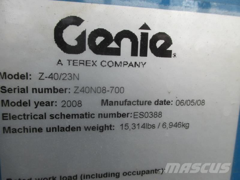 Genie Z 40/23 N ブームリフト　屈伸型