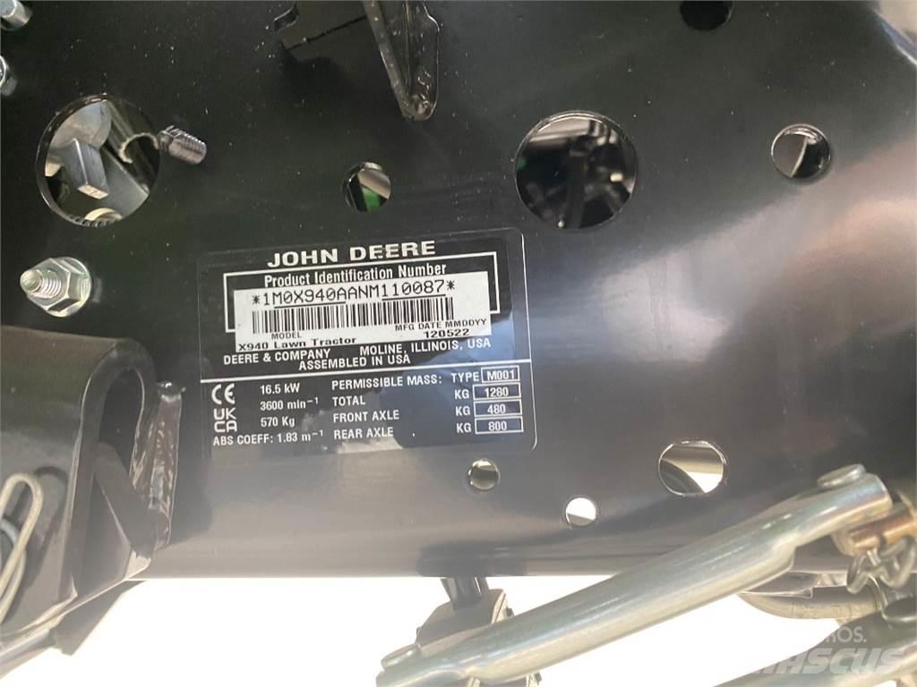John Deere X940 芝刈り機