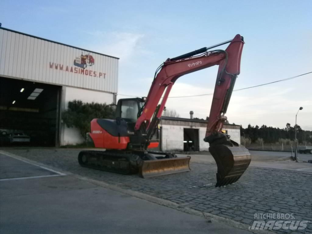 Kubota KX 080-4 中型油圧ショベル 7ｔ-12ｔ（ユンボ・パワーショベル・バックホー）