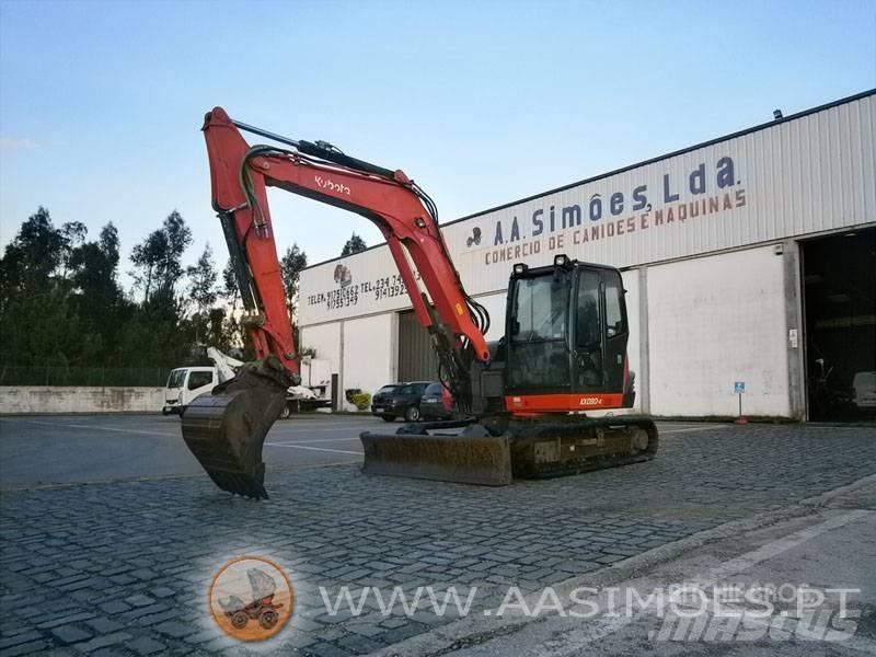 Kubota KX 080-4 中型油圧ショベル 7ｔ-12ｔ（ユンボ・パワーショベル・バックホー）