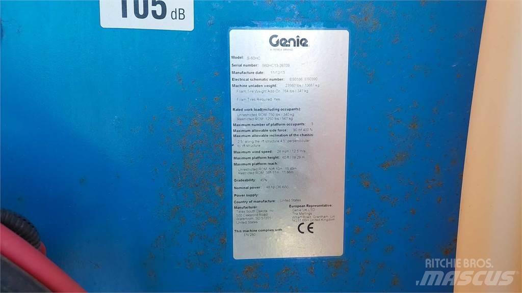 Genie S60HCE ブームリフト　直伸型