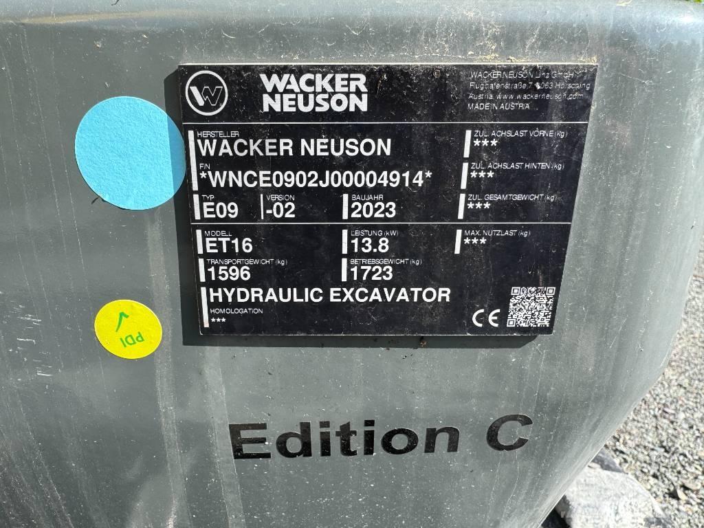 Wacker Neuson ET16 大型油圧ショベル12t以上（パワーショベル・ユンボ）