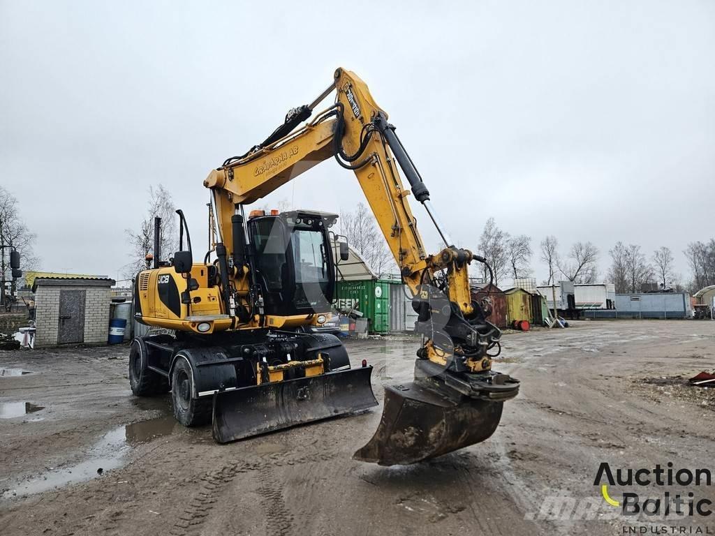 JCB JS 145 W ホイール式油圧ショベル（パワーショベル・ユンボ・バックホー）