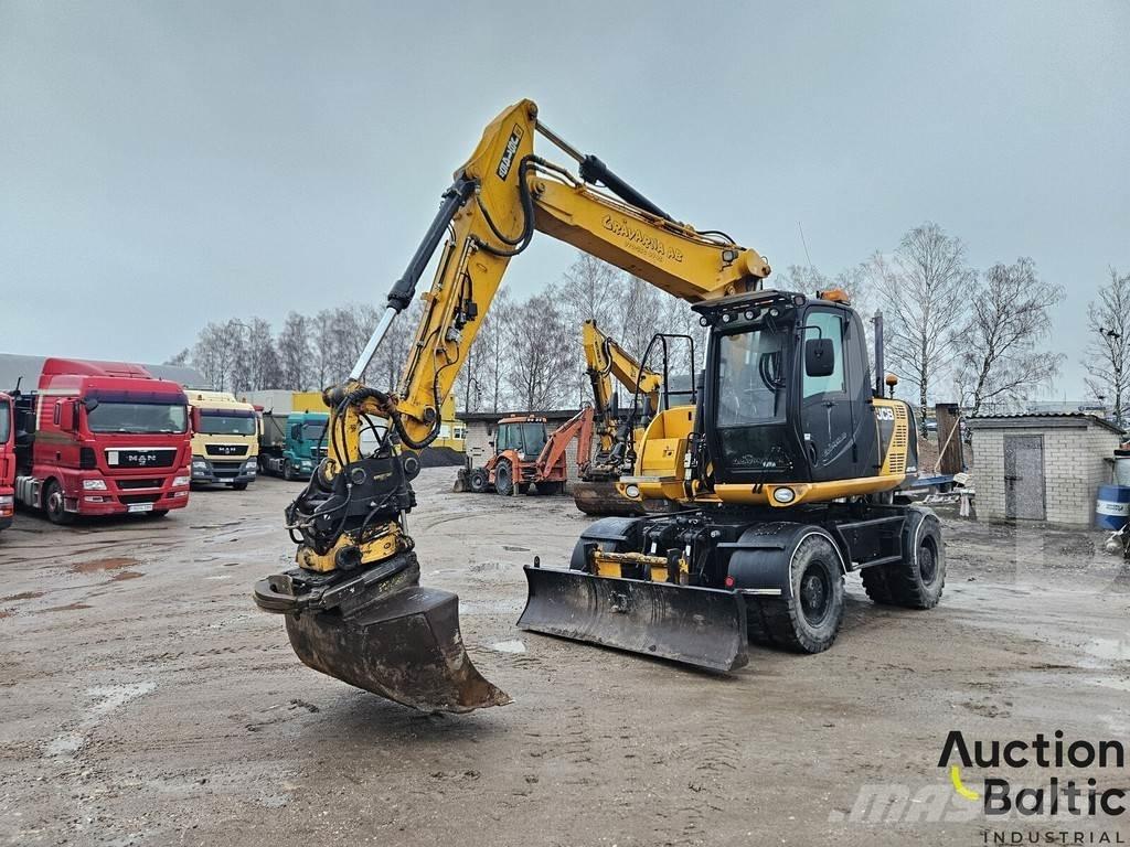 JCB JS 145 W ホイール式油圧ショベル（パワーショベル・ユンボ・バックホー）