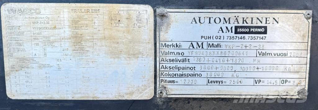 AM VKP-2+2-38 取り外し可能トレーラー