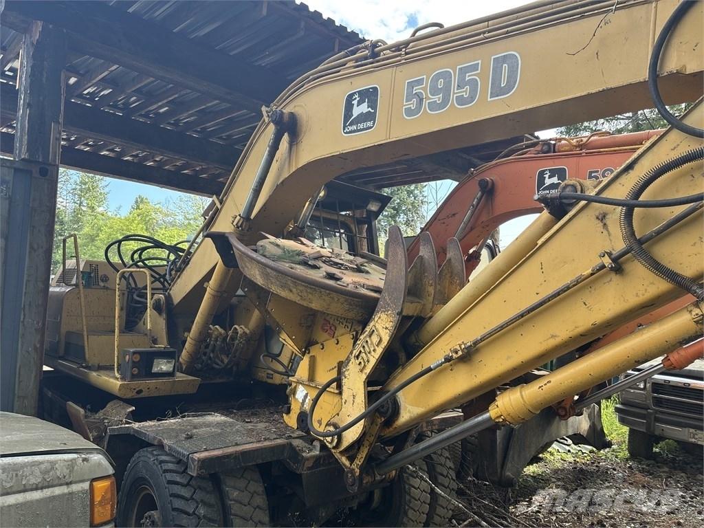 DEERE 595D ホイール式油圧ショベル（パワーショベル・ユンボ・バックホー）