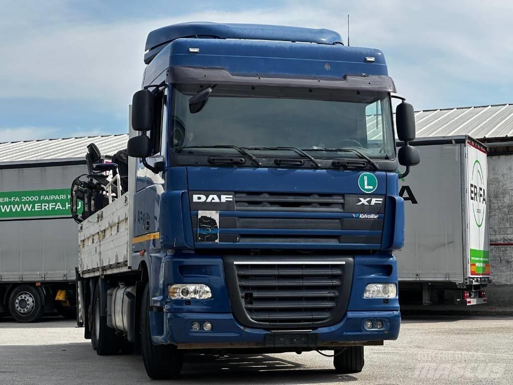 DAF XF 105.460 クレーントラック、ユニック車