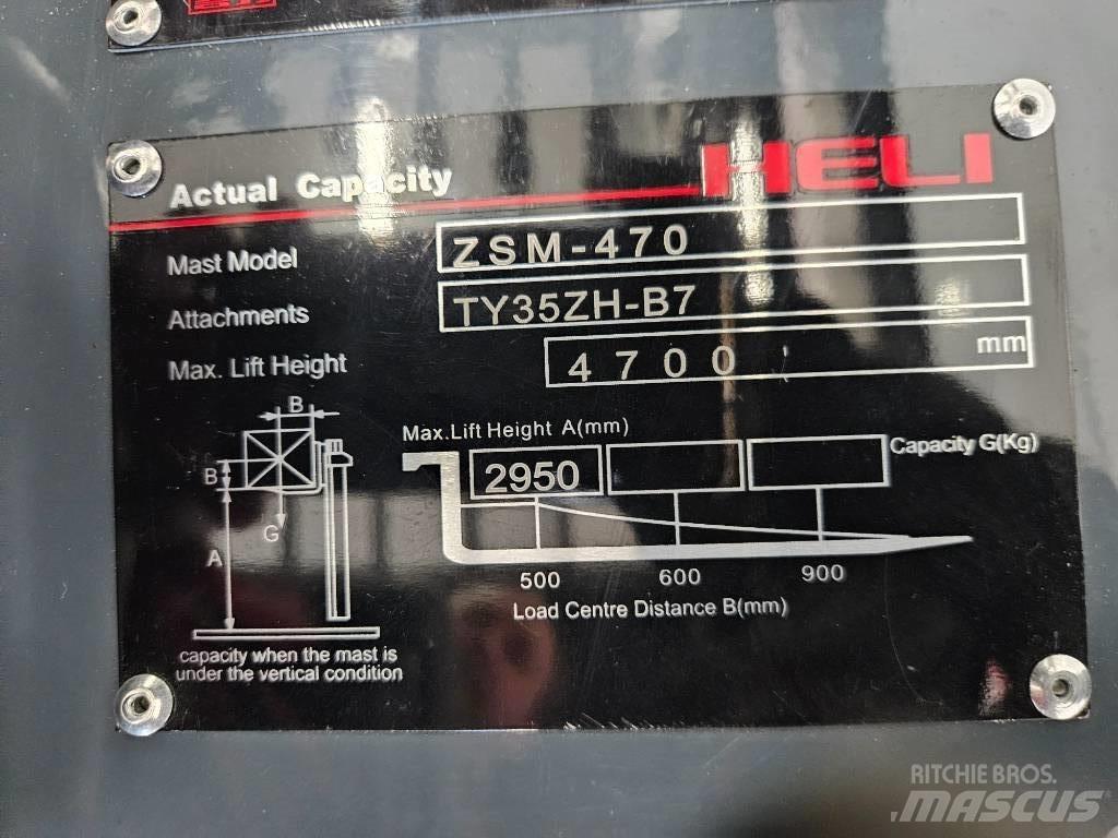 Heli CPCD 35 KU17G3 ディーゼル・軽油