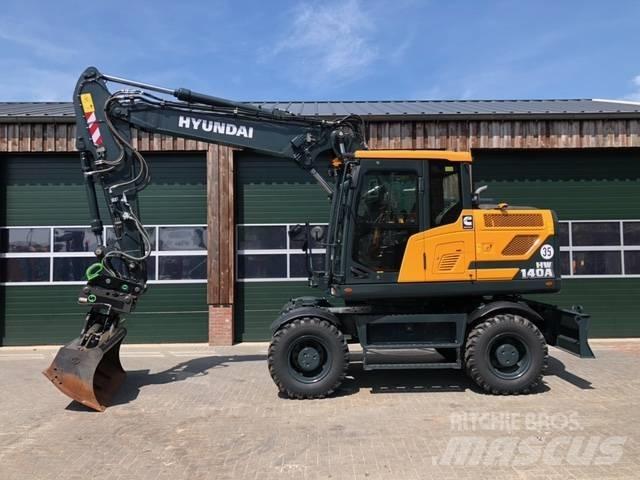 Hyundai HW 140 A ホイール式油圧ショベル（パワーショベル・ユンボ・バックホー）