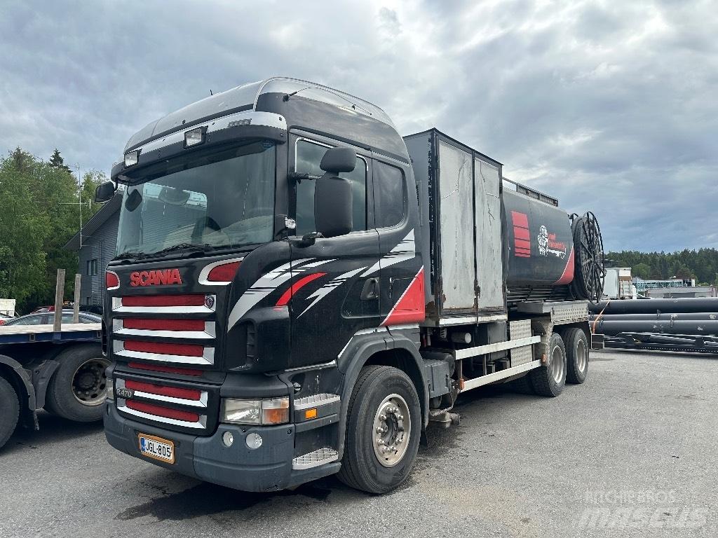 Scania R470 6x2 コンバイン／バキュームトラック