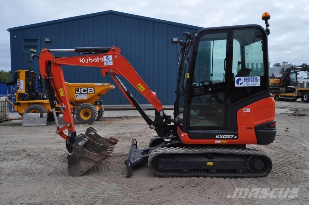 Kubota KX 027-4 ミニ油圧ショベル 7t以下（ミニユンボ・ミニディガー）