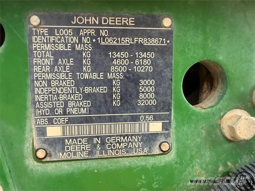 John Deere 6215R トラクター