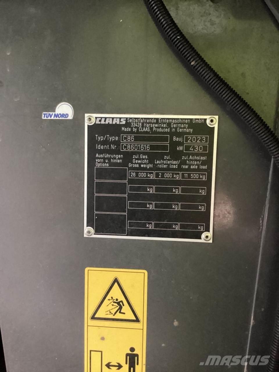 Claas 8700 TT 農業機械 -　その他