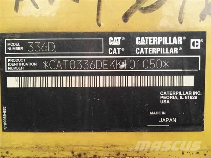 CAT 336 D 大型油圧ショベル12t以上（パワーショベル・ユンボ）
