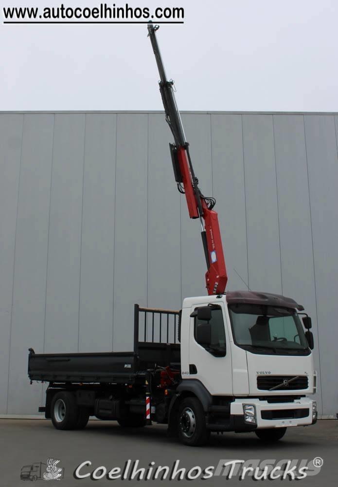 Volvo FL 240 + HMF 635 ダンプ