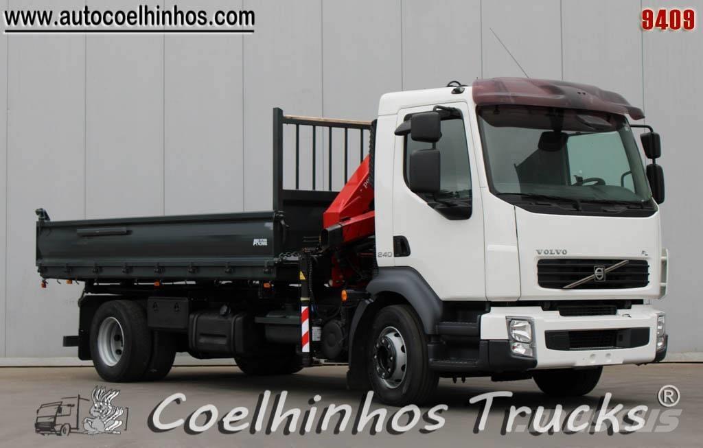 Volvo FL 240 + HMF 635 ダンプ