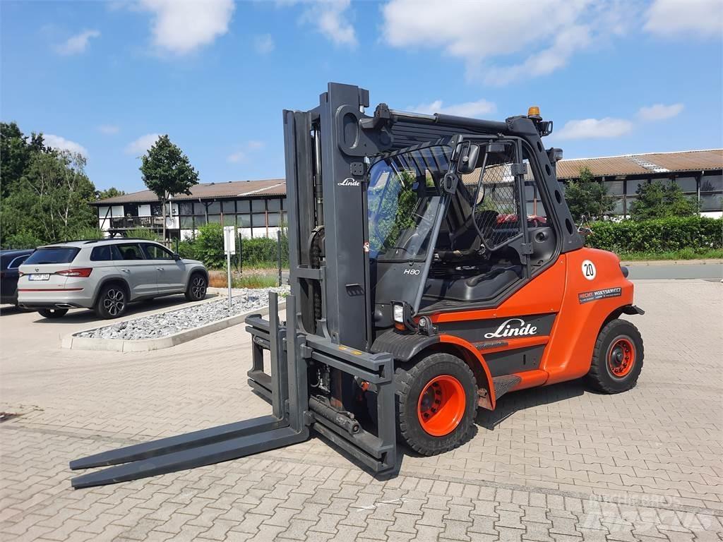 Linde H80T-900 LPGフォークリフト