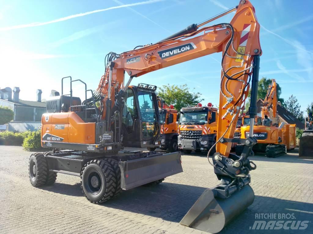 Develon DX 165 WR-7 ホイール式油圧ショベル（パワーショベル・ユンボ・バックホー）