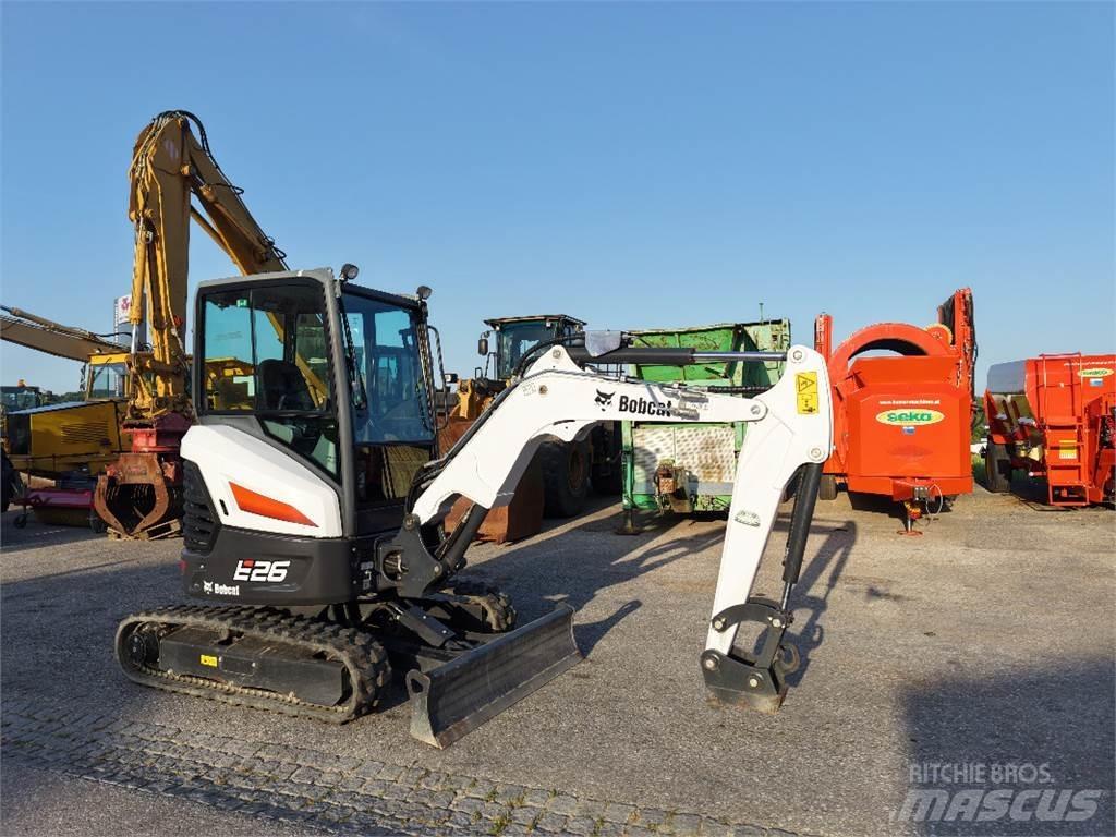 Bobcat E26 ミニ油圧ショベル 7t以下（ミニユンボ・ミニディガー）