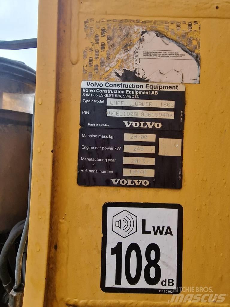Volvo L180G Bj 2013' ホイールローダー・タイヤショベル