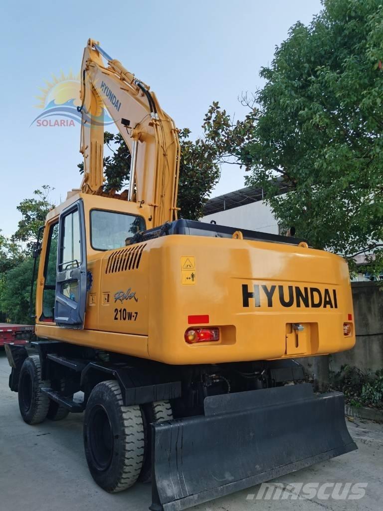 Hyundai robex 210w-7 ホイール式油圧ショベル（パワーショベル・ユンボ・バックホー）