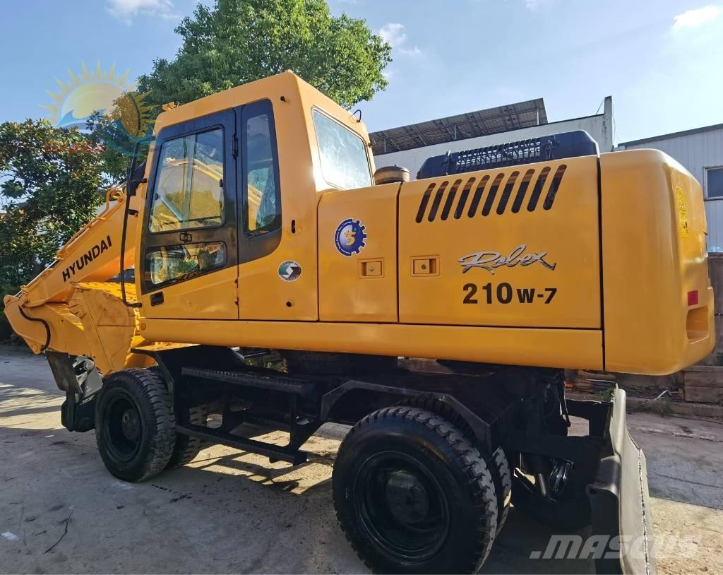 Hyundai robex 210w-7 ホイール式油圧ショベル（パワーショベル・ユンボ・バックホー）