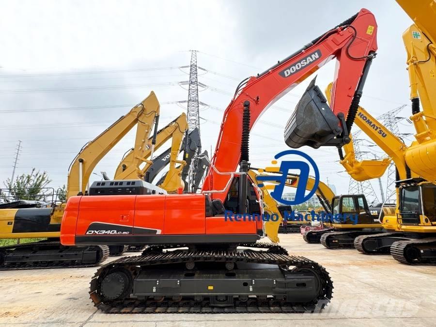 Doosan DX 340 大型油圧ショベル12t以上（パワーショベル・ユンボ）