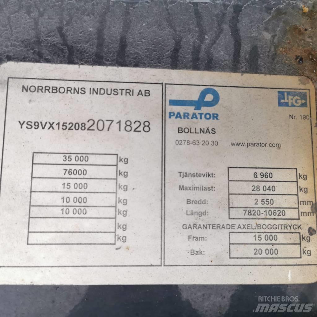 Parator VX 15-20 ボックスボディートレーラー