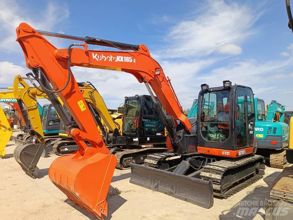 Kubota KX 185 中型油圧ショベル 7ｔ-12ｔ（ユンボ・パワーショベル・バックホー）