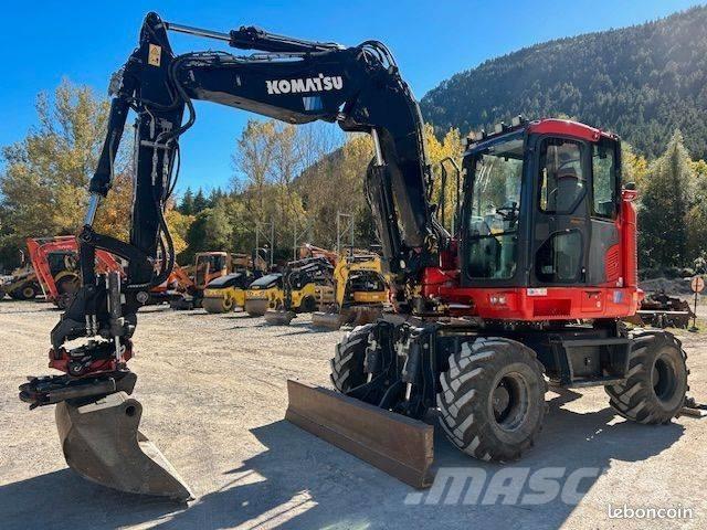 Komatsu PW 118 ホイール式油圧ショベル（パワーショベル・ユンボ・バックホー）