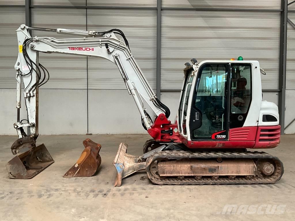 Takeuchi TB 290 中型油圧ショベル 7ｔ-12ｔ（ユンボ・パワーショベル・バックホー）