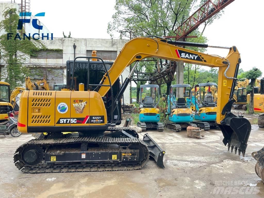 Sany SY 75 C pro 中型油圧ショベル 7ｔ-12ｔ（ユンボ・パワーショベル・バックホー）