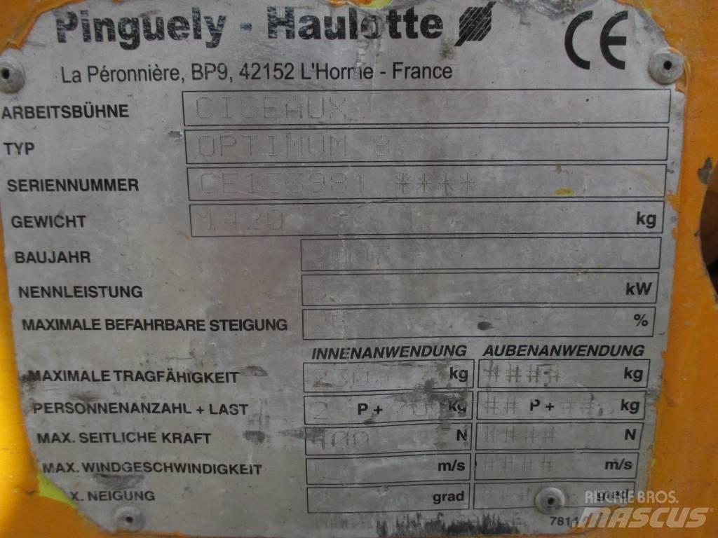 Haulotte Optimum  8 シザースリフト