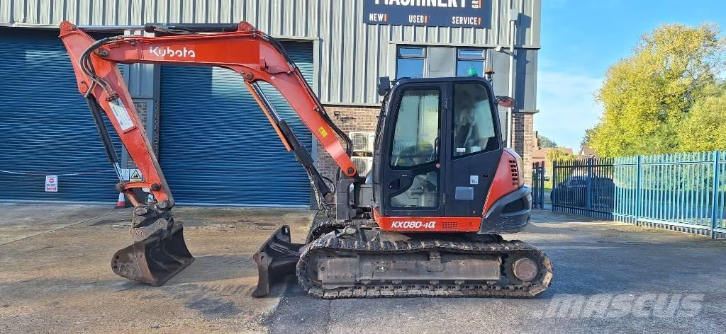 Kubota KX 080-4 中型油圧ショベル 7ｔ-12ｔ（ユンボ・パワーショベル・バックホー）