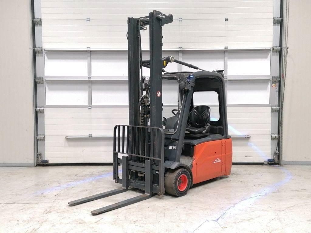 Linde E18L-01 バッテリーフォークリフト