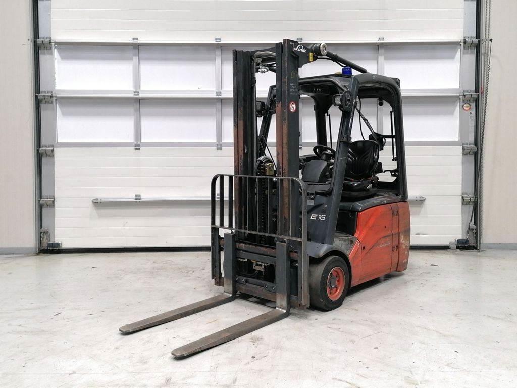 Linde E16C-01 バッテリーフォークリフト