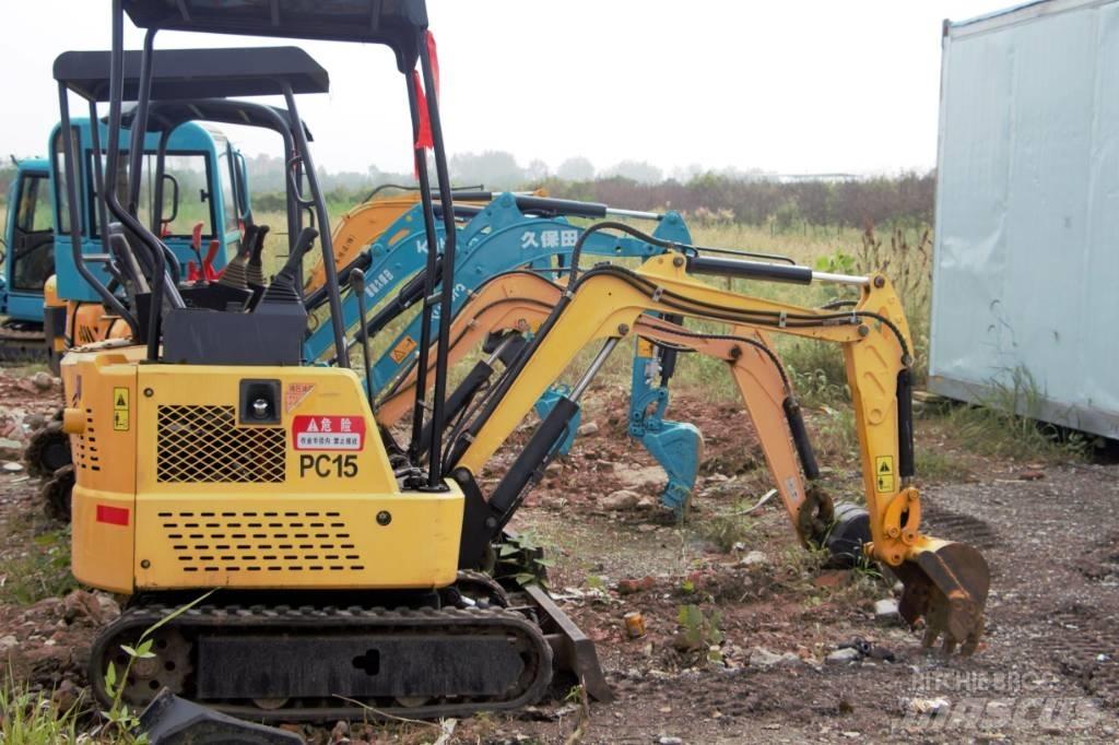 Komatsu pc 15 ミニ油圧ショベル 7t以下（ミニユンボ・ミニディガー）