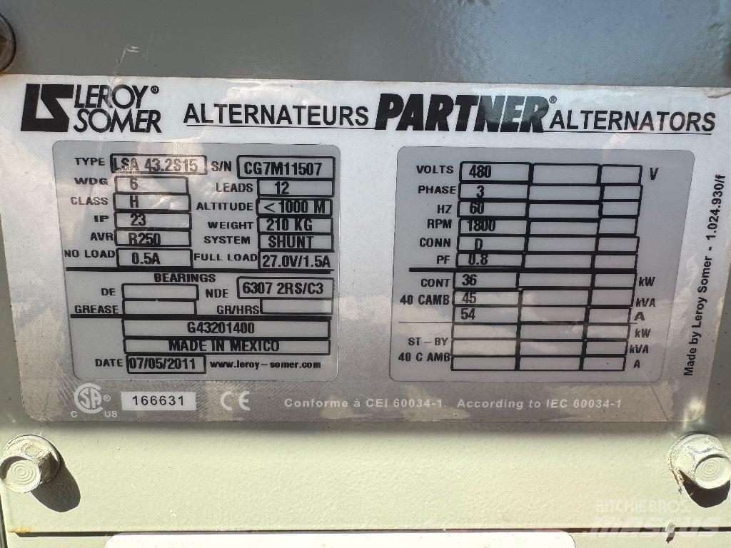 Atlas Copco QAS 45 ディーゼル発電機