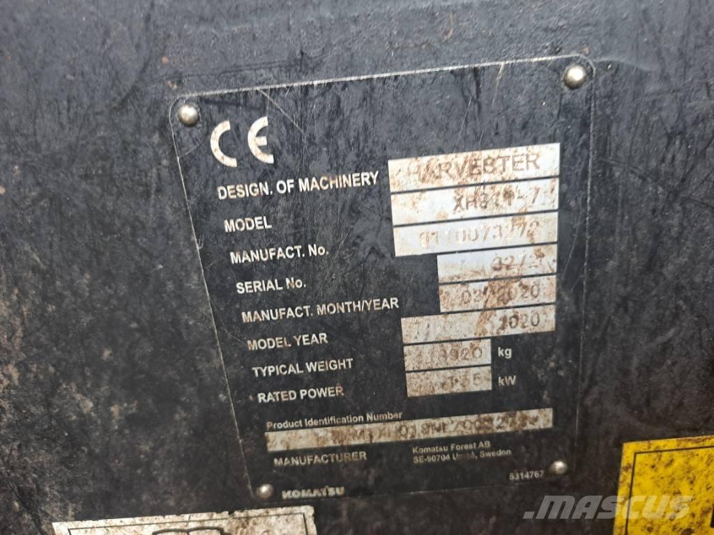 Komatsu 911 ハーベスター
