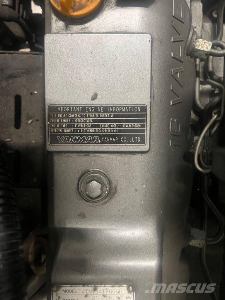 Yanmar 4TNV84T-GGEH ミニ油圧ショベル 7t以下（ミニユンボ・ミニディガー）
