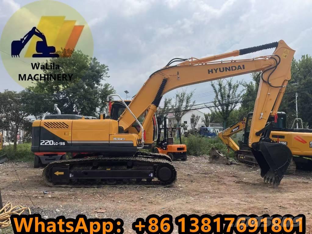 Hyundai R220-9 中型油圧ショベル 7ｔ-12ｔ（ユンボ・パワーショベル・バックホー）