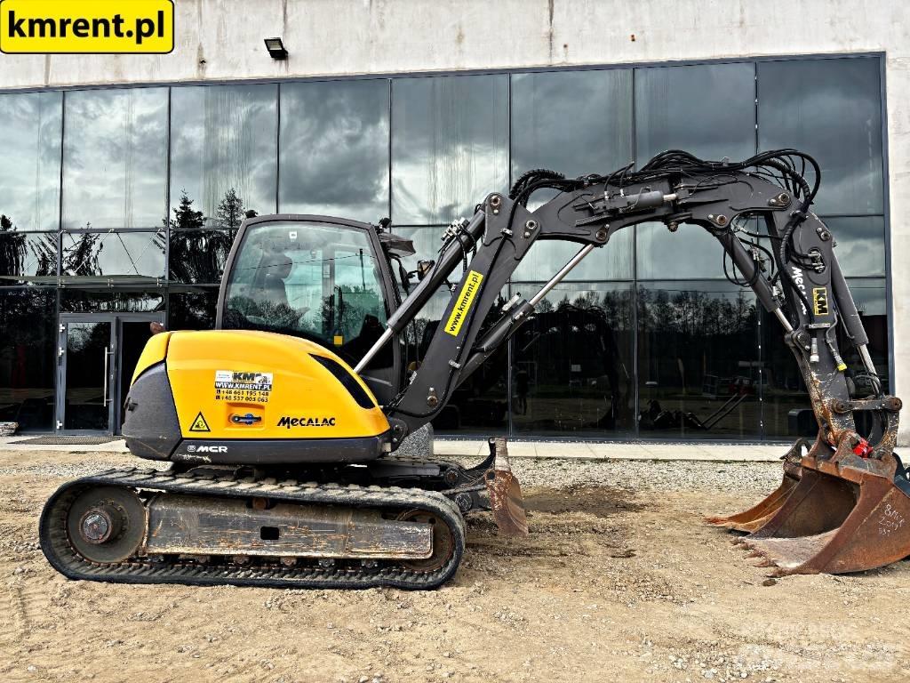 Mecalac 8 M CR 中型油圧ショベル 7ｔ-12ｔ（ユンボ・パワーショベル・バックホー）